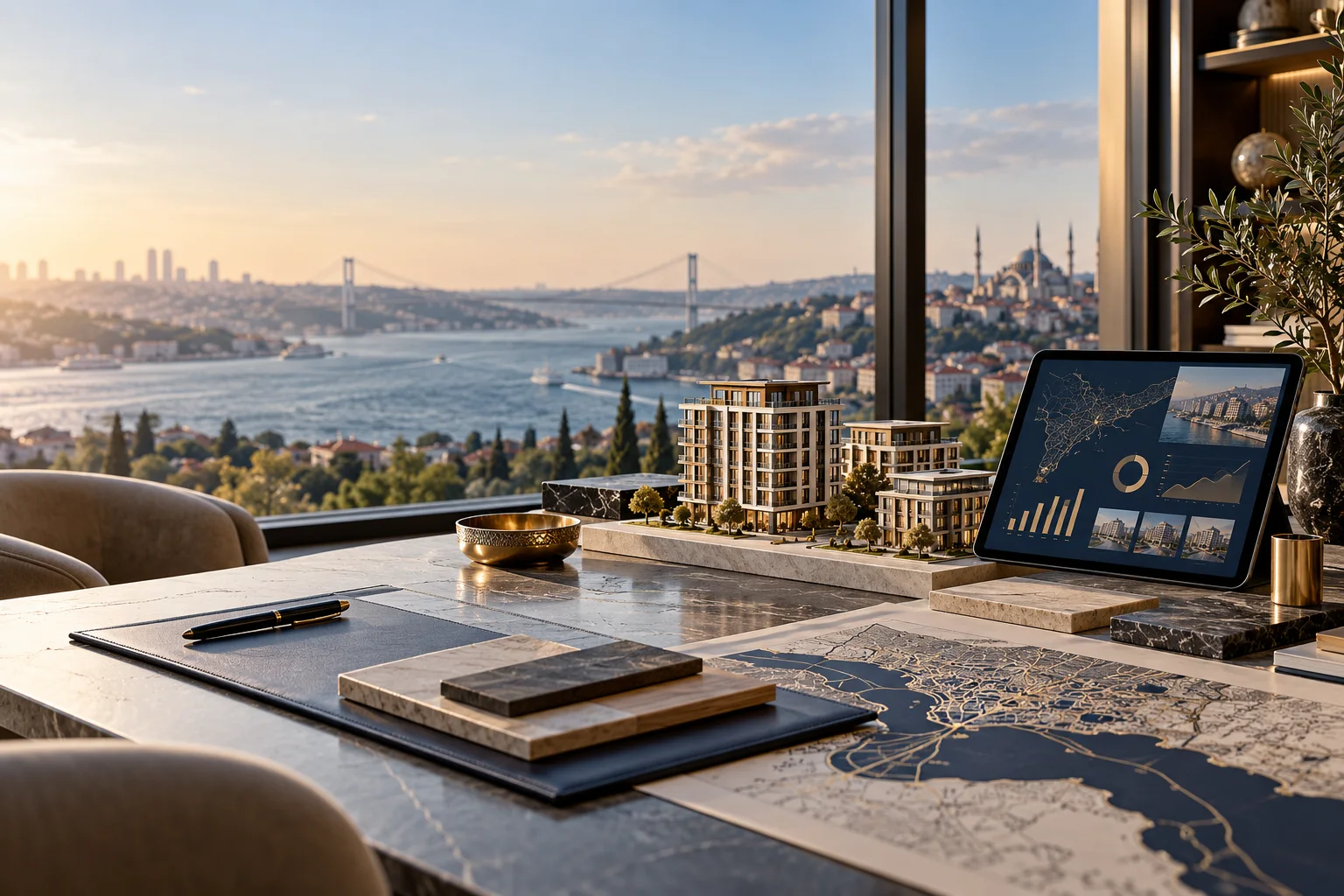 Uluslararası gayrimenkul yatırım ve portföy planlama görüşmesi